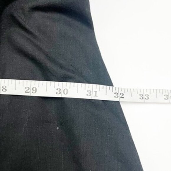 World Market Layla Blouse Womens One Size Black Windowpane Eyelet Peasant Top - Picture 9 of 14